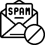 This image displays Spam mails.