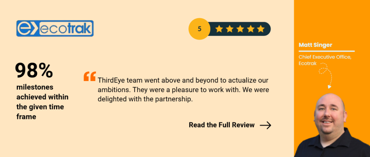 Testimonial from EcoTrak