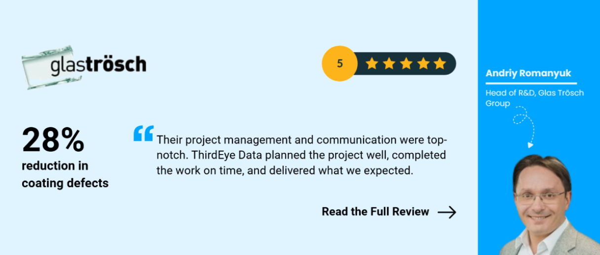 Testimonial from GlasTrosch