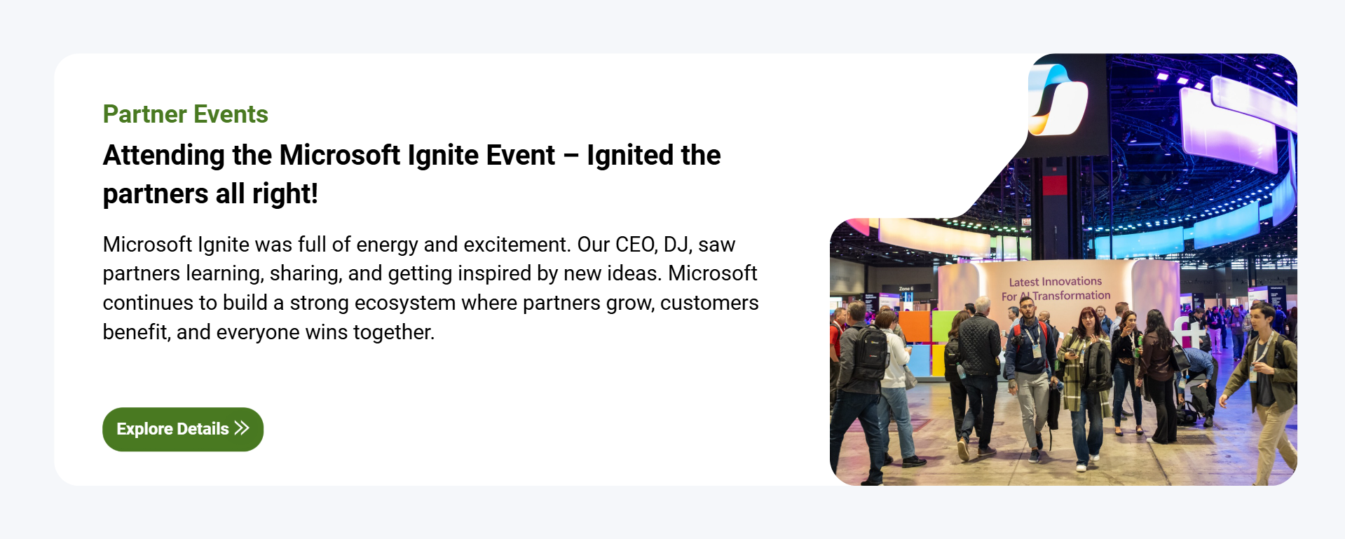 ThirdEye Data at Microsoft Ignite Event