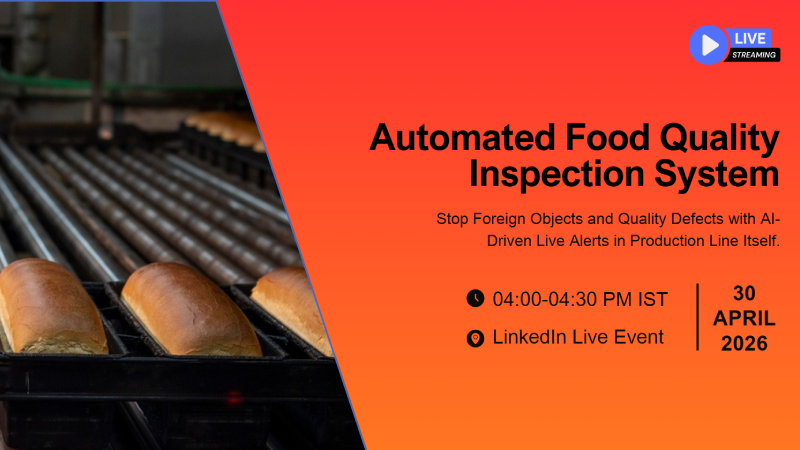 Food quality inspection system promotional image with bread