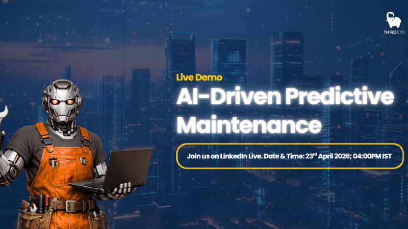 AI-Driven Predictive Maintenance live demo promotional banner