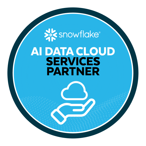 Snowflake AI Data Cloud Services Partner certification badge
