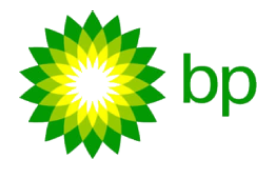 BP company logo with green sunburst design